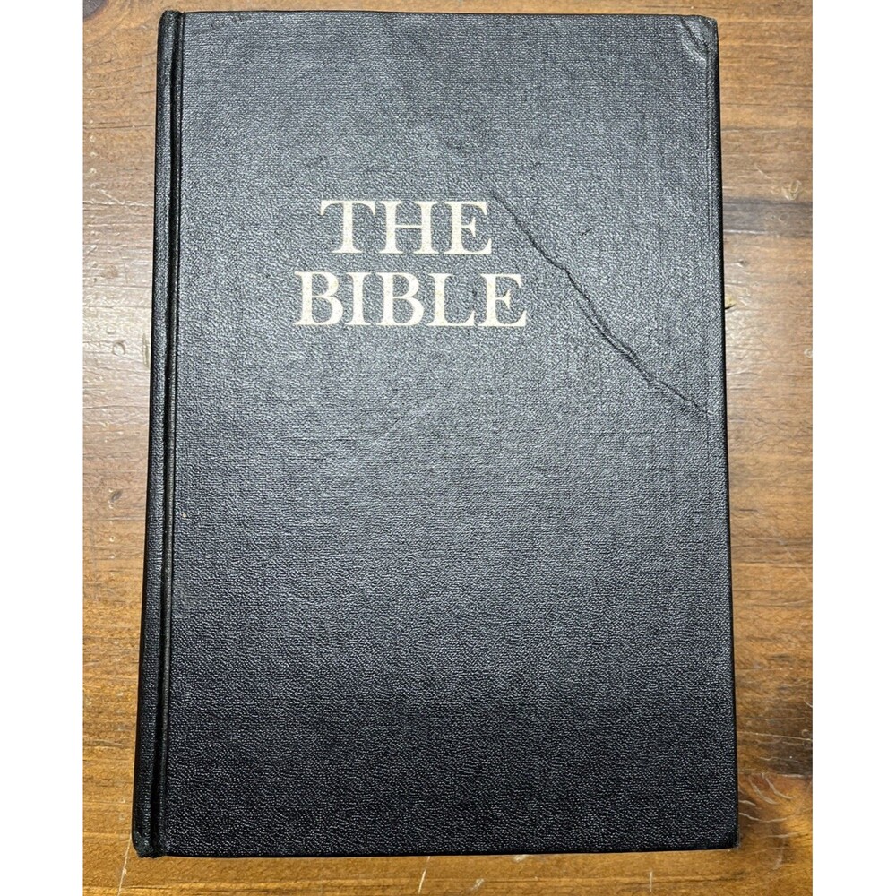 1973 The Bible RSV Revised Standard Version Black Hardcover ABS Concordance